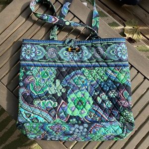 Vera Bradley Tote Bag in Blue Rhapsody